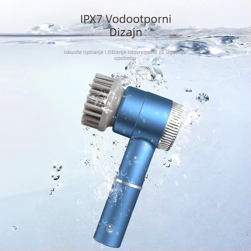 Električna četka za lonce, punjiva četka za čišćenje posuđa, višenamjenska ručna bežična četka za pranje lonca, kuhinjski električni alat za pranje posuđa