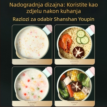 Obrada i prilagodba male posude za mlijeko, posude za instant rezance, keramičke posude za mlijeko, posude s neprianjajućim dnom, posude za dodatke dječjoj hrani, male posude za juhu, indukcijskog kuhala