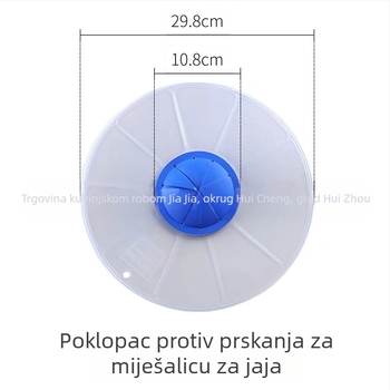 Poklopac za mućenje jaja sa zaštitom od prskanja, specijalni poklopac za mućenje jaja sa zaštitom od prskanja, alat za pečenje jaja