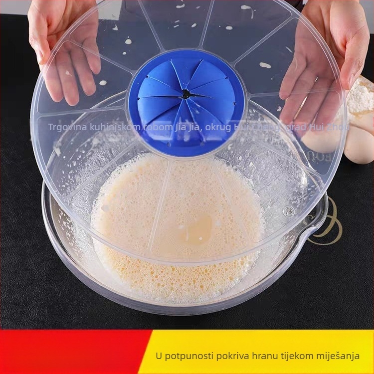Poklopac za mućenje jaja sa zaštitom od prskanja, specijalni poklopac za mućenje jaja sa zaštitom od prskanja, alat za pečenje jaja
