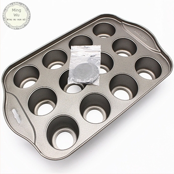 12-dijelni okrugli kalup za mini muffine s ravnim dnom, DIY kalup za pečenje muffina od papirnatih čaša, kalup za pečenje od 12 dijelova