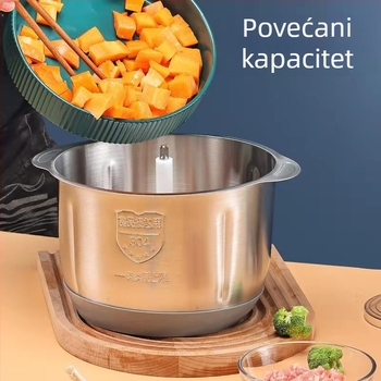 Prekogranični stroj za kuhanje od 5 litara, višenamjenski mlinac za meso velikog kapaciteta, električni mlinac za meso, kućanski mlinac za meso