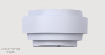 Moderna minimalistička LED željezna zidna lampa, elegantna minimalistička zidna lampa za hodnik uz krevet