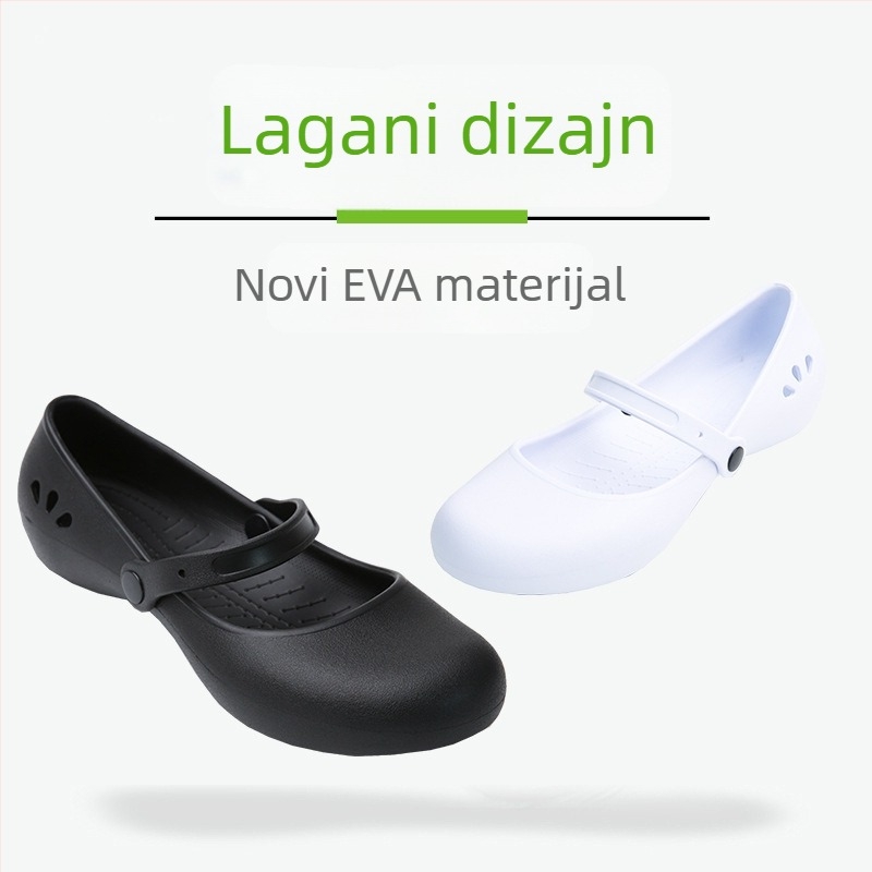 Platinaste elegantne ljetne okrugle niske udobne cipele za medicinske sestre, cipele za majke, sandale na zalihi 112