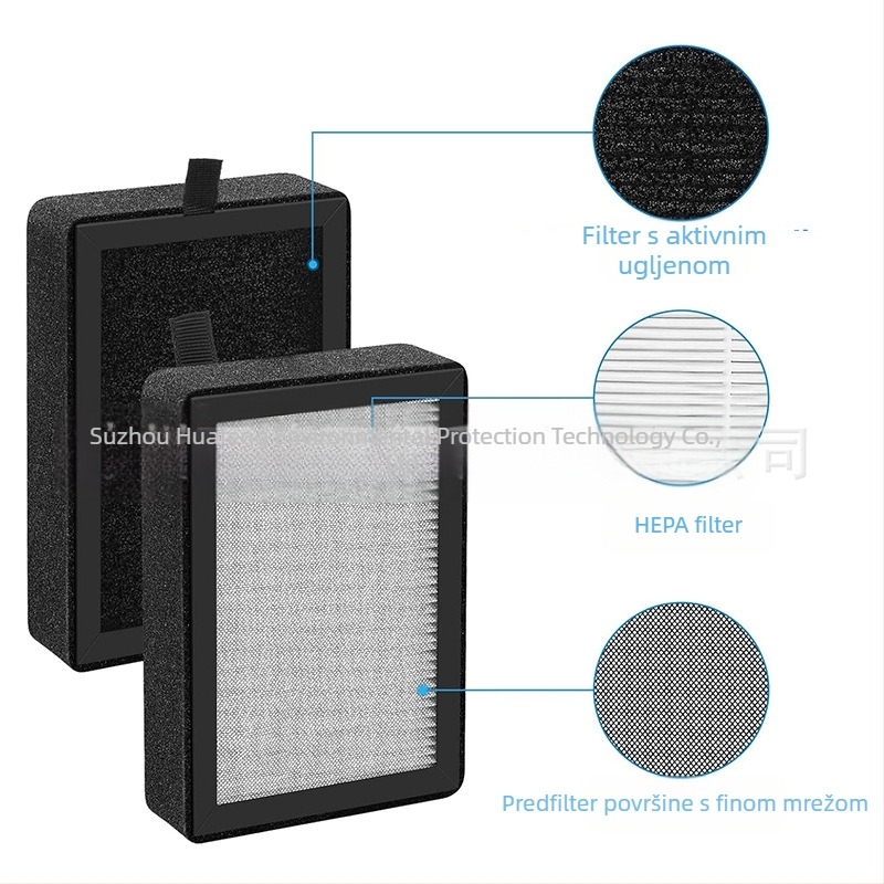 Pogodno za Levoit Lv-H128 filter za kućanski pročišćivač zraka, filter s aktivnim ugljenom, HEPA pribor