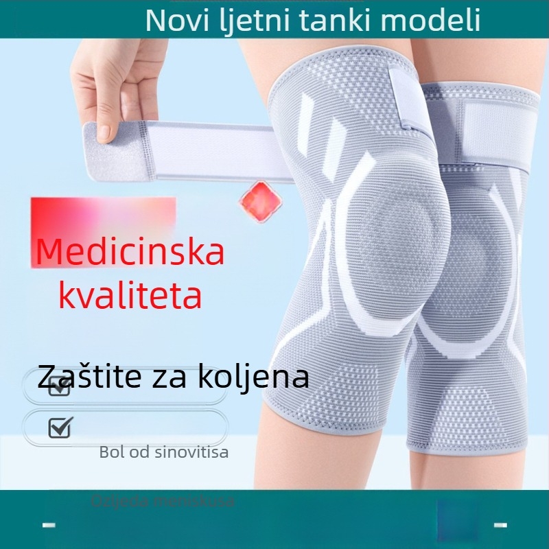 Medicinski štitnici za koljena, profesionalni zaštitni rukavi za meniskus, štitnici za noge za košarku, biciklizam na otvorenom, tanki, prozračni i lagani