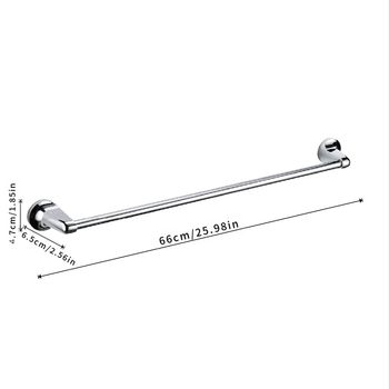 Hotelski kupaonski hardver, viseći stalak za ručnike, set od šest dijelova, prsten za kupaonske ručnike, držač za papirnate ručnike za kupaonicu s prekograničnim držačem