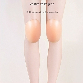 Silikonski štitnici za koljena protiv pada, zadebljani, za umjetničko klizanje, za muškarce i žene, za skijanje i zimu