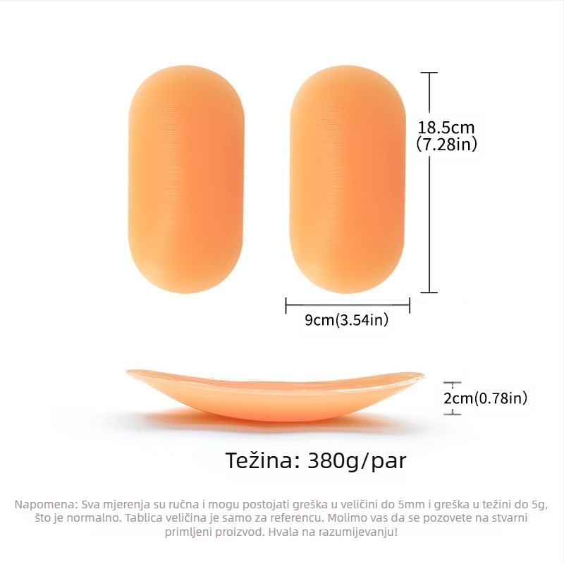 Silikonski štitnici za koljena protiv pada, zadebljani, za umjetničko klizanje, za muškarce i žene, za skijanje i zimu