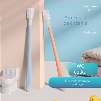 Čišćenje kućanske WC četke za WC bez WC četke za bacanje mrtvog kuta, odijelo za jednokratnu upotrebu WC četka
