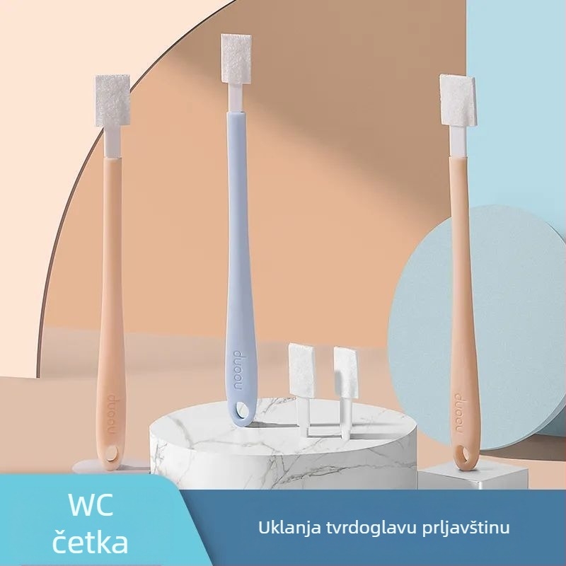 Čišćenje kućanske WC četke za WC bez WC četke za bacanje mrtvog kuta, odijelo za jednokratnu upotrebu WC četka
