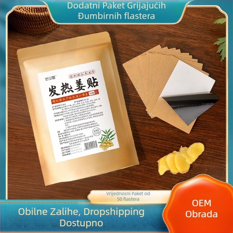 Pasta od đumbira Original Point Fever Pasta od đumbira 50 Moxibustion za ramena, vrat, struk i noge Vrući oblog Pasta za zglobove Cervikalna koljena Pasta od đumbira