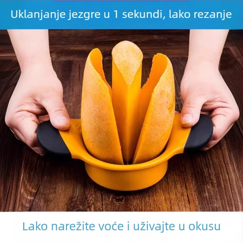 Višenamjenski alat za rezanje voća od nehrđajućeg čelika, alat za rezanje manga, kućanski alat za rezanje jabuka, kuhinjski uređaj