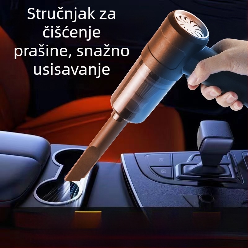 Prekogranični mini USB bežični kućni punjač, prijenosni automobilski usisavač, ručni automobilski usisavač velike snage