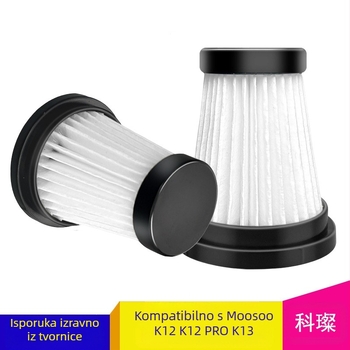Pogodno za bežične usisavače MOOSOO K12/K12 pro/K13, pribor za filter Haipa HEPA