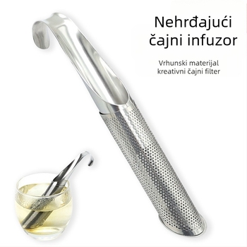 304 Nehrđajući čelik Cijev Viseći Čajni Infuser Čaj Propuštanje Cijev Ručka Filter Propuštanja Čaja Čajna Žlica s Ručkom Čaj Set Čaj