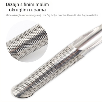 304 Nehrđajući čelik Cijev Viseći Čajni Infuser Čaj Propuštanje Cijev Ručka Filter Propuštanja Čaja Čajna Žlica s Ručkom Čaj Set Čaj