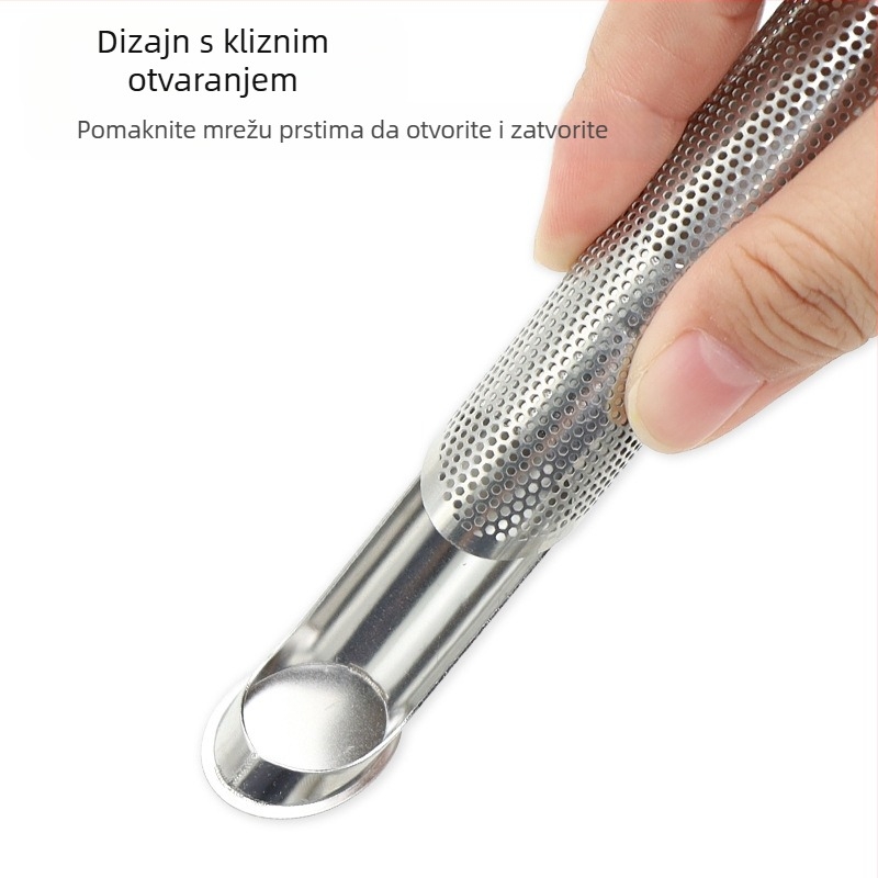 304 Nehrđajući čelik Cijev Viseći Čajni Infuser Čaj Propuštanje Cijev Ručka Filter Propuštanja Čaja Čajna Žlica s Ručkom Čaj Set Čaj