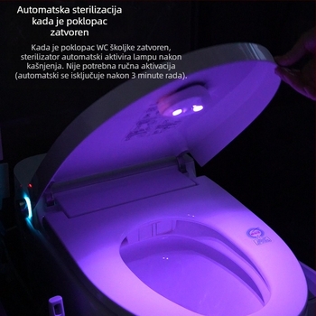 Ultraljubičasta lampa za dezinfekciju WC-a Hotel Hotelski sterilizator za kućnu kupaonicu Pametni sterilizator za WC
