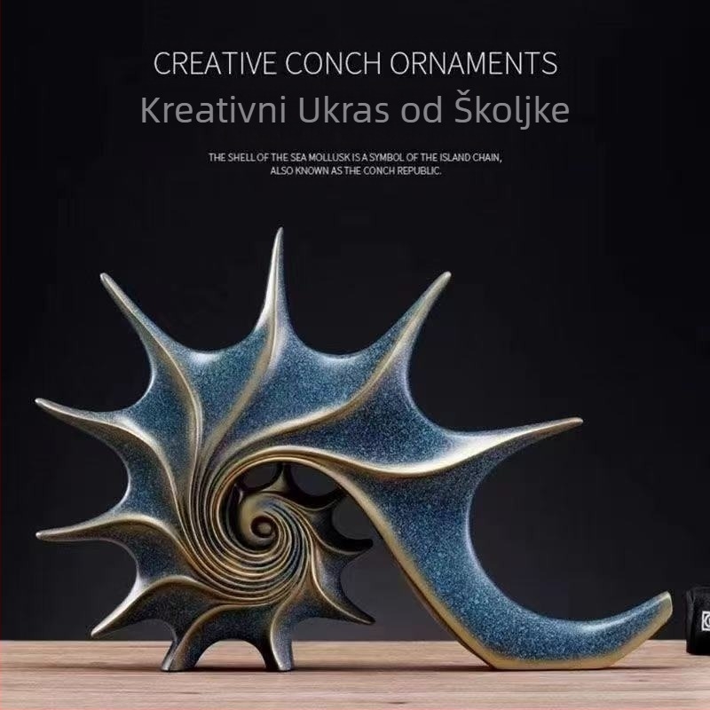 Moderni vrhunski ukrasi za školjku, internetske slavne osobe, za povećanje sreće, uredski dnevni boravak, ulazni vinski ormarić, TV ormarić, obrti, namještaj