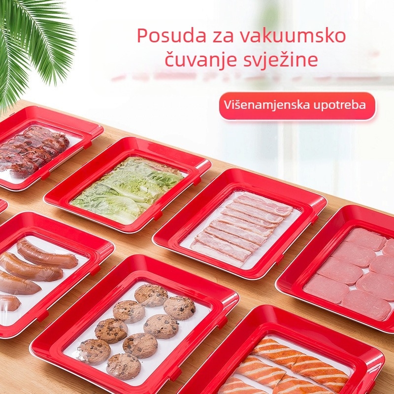 Vakuumska posuda za svježinu, kućanski hladnjak koji se može slagati, folija za zatvaranje hrane, sprječavanje nastanka hrane TRUST