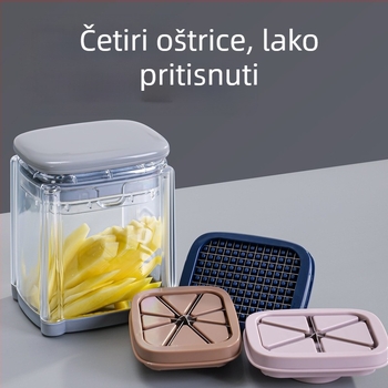 [Strogo odabrano] Specijalni rezač za pomfrit, rezač mrkve, višenamjenski rezač povrća, djelitelj za rajčice i jabuke