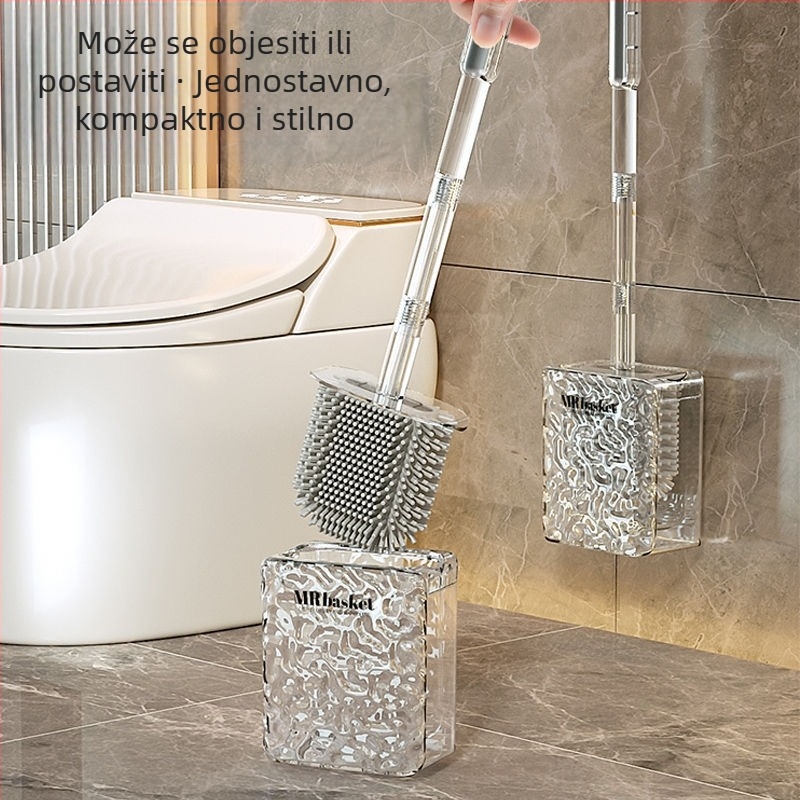 Četka za WC s uzorkom ledenjaka, kućanska četka za WC s ne-mrtvim kutom, četka za WC, četka za pranje WC-a, četka za WC, zidna četka za WC