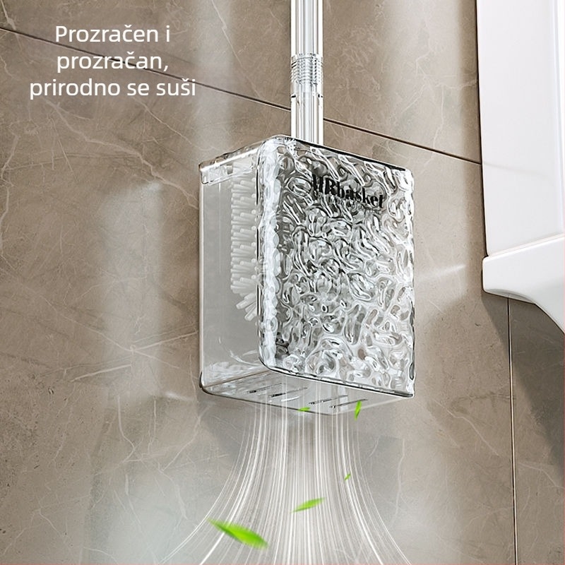 Četka za WC s uzorkom ledenjaka, kućanska četka za WC s ne-mrtvim kutom, četka za WC, četka za pranje WC-a, četka za WC, zidna četka za WC