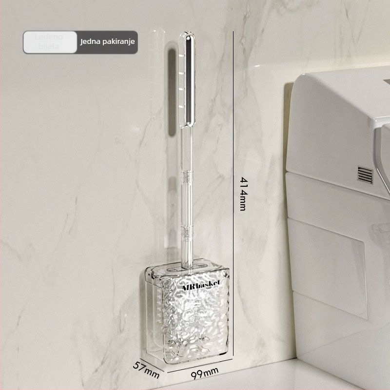 Četka za WC s uzorkom ledenjaka, kućanska četka za WC s ne-mrtvim kutom, četka za WC, četka za pranje WC-a, četka za WC, zidna četka za WC