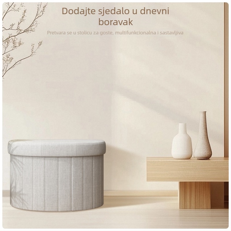 Kućanski stolac za odlaganje, stolac za odlaganje u garderobi, mala sofa za garderobu, stolica za presvlačenje cipela, stolica za ulaz, kućanski pribor preko granice