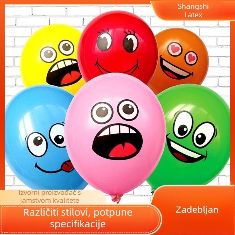 Žuti balon za izražavanje, zadebljana okrugla vrećica za izražavanje, balon za tlo, 12 inča, lateks balon, proizvođači dječjih igračaka na veliko