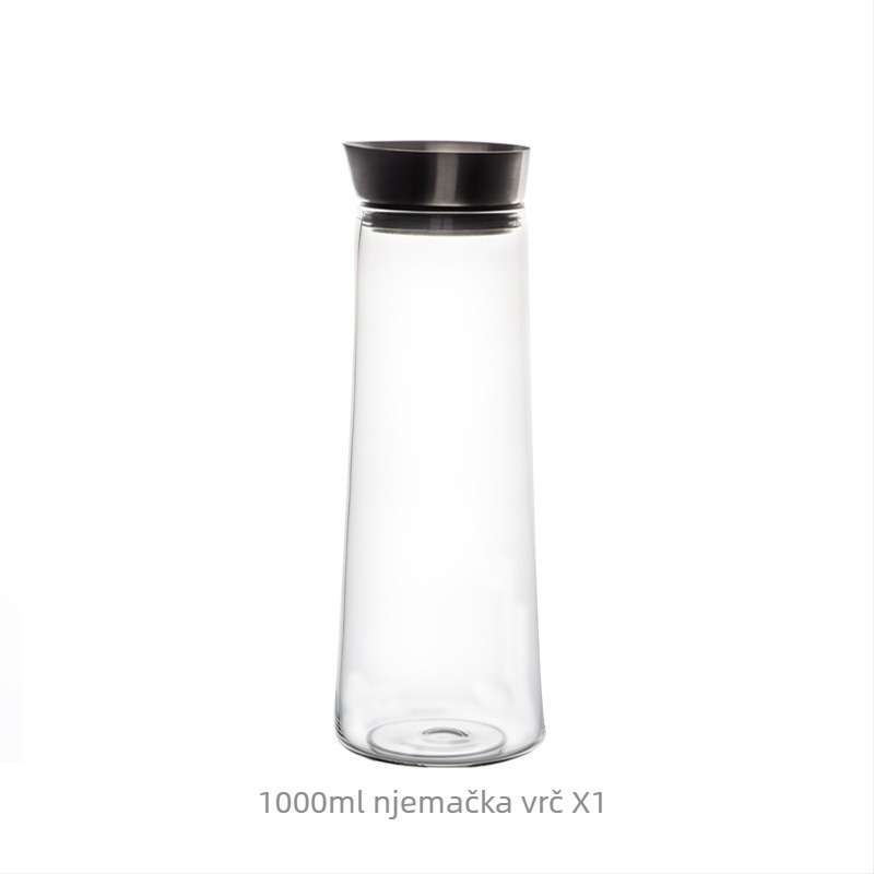 Danski čajnik od visoko borosilikatnog stakla, kućni čajnik velikog kapaciteta, čajnik za hladno kuhalo, čajnik za sok