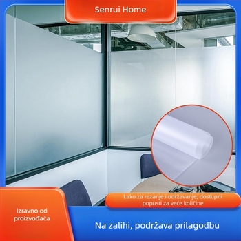 Samoljepljive naljepnice od matiranog stakla, ured, kupaonica, WC, prozirna neprozirna staklena folija, veleprodaja