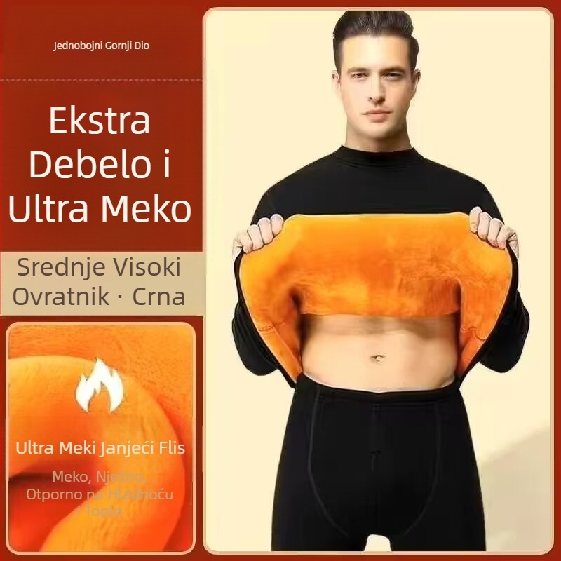 Muško termo odijelo od zadebljanog baršuna, njemački baršun, grijanje, plus veličina za mlade, zimska hladnoća, jesenska odjeća i jesenske hlače