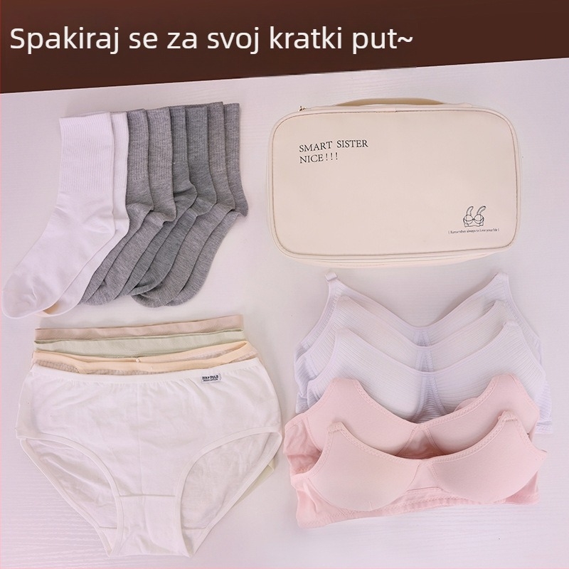 Amazon Explosive dvoslojna torba za pohranu donjeg rublja, putna torba za pohranu odjeće, grudnjaka, donjeg rublja i čarapa