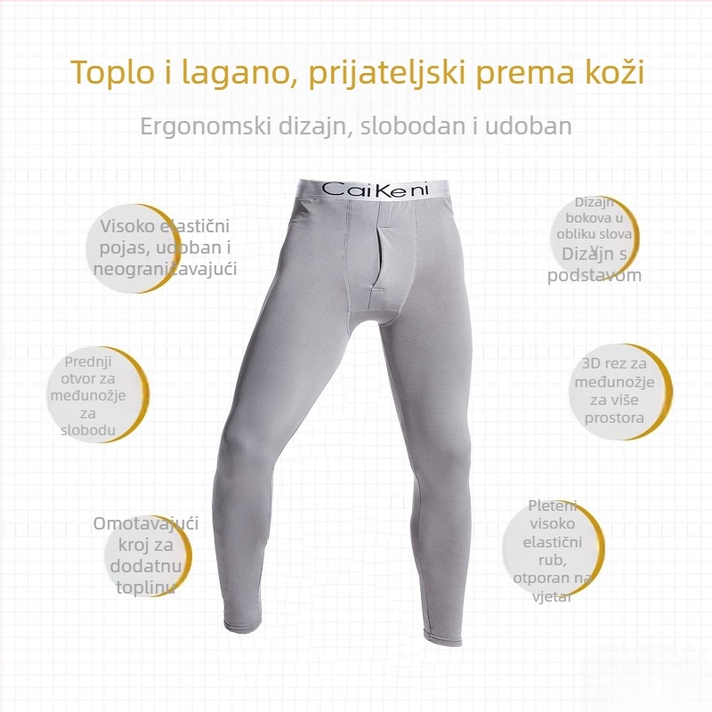 Muške duge gaće, uske tajice, kroja, zimske tople hlače, line hlače, mladenačke hlače s flis podstavom, tanke pamučne hlače