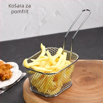 Prekogranično na zalihi Iron Fried Chicken Snack Basket Creative Oil Fried Fried Basket Dim Sum American Food Plate Factory