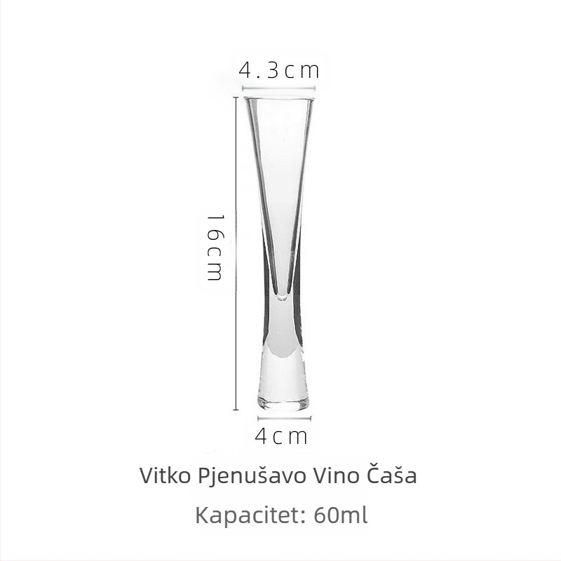 Lagana luksuzna kristalna čaša za šampanjac, čaša za slatko vino u malom struku, set za vino za bankete, ženska barska čaša za sok, čaša za vino, izložbena dvorana, čaša za vino