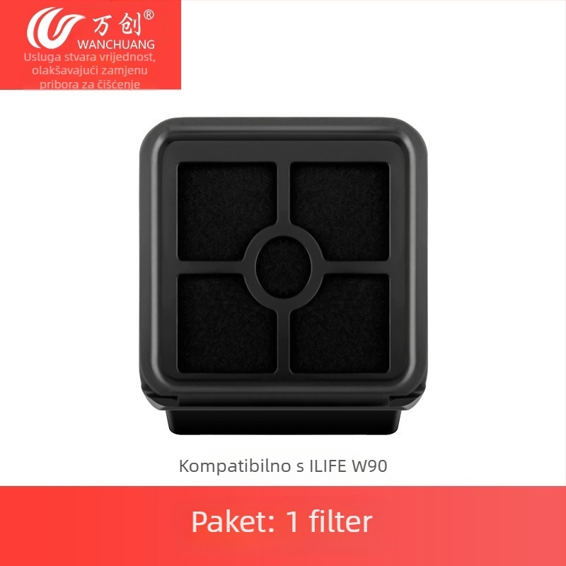 Wanchuang je prikladan za ILIFE W90 perilicu rublja, pribor, valjkastu četku, filter, potrošni materijal za filter na zalihi, HEPA