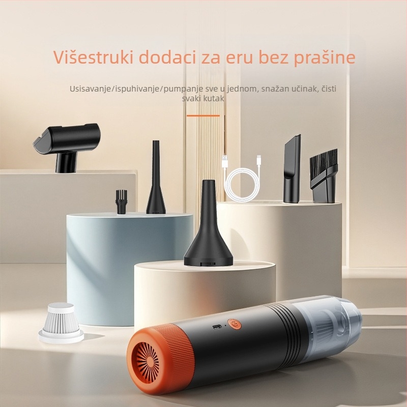 Tvornički direktni prekogranični višenamjenski usisavač za automobil s bežičnim punjenjem, ručni prijenosni usisavač za automobil i kućanstvo