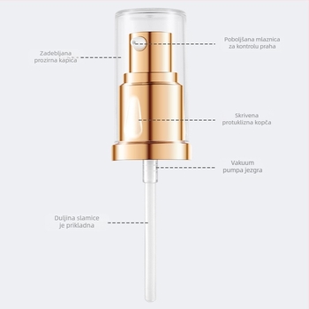 Pogodno za Estee 30ml formalnu, Lauder dw tekuću podlogu za šminku, glavu pumpice, posebnu zamjensku mlaznicu za vakuumsku pumpu.