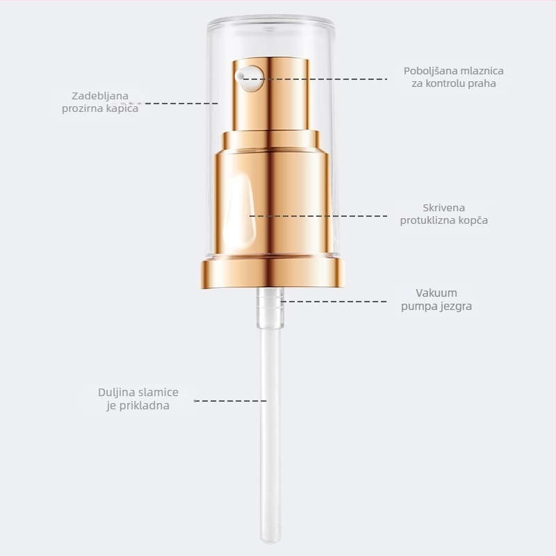 Pogodno za Estee 30ml formalnu, Lauder dw tekuću podlogu za šminku, glavu pumpice, posebnu zamjensku mlaznicu za vakuumsku pumpu.