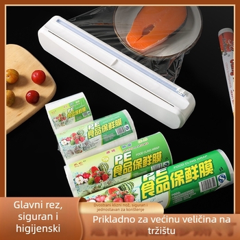 Vakuumska čaša, rezač plastične folije, kuhinjska plastična folija, jednokratno brtvljenje, podesivo pakiranje, kutija za rezanje vakuumskom čašom