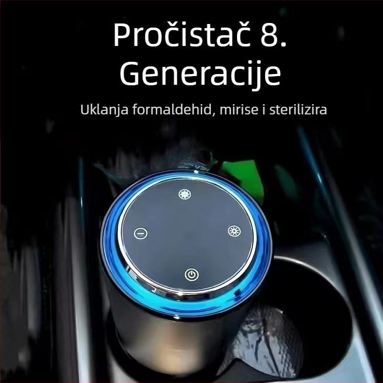 Figo 8. generacije pametnog pročišćivača zraka za automobil i druge vrste sterilizacije ozonom negativnim ionima, uklanjanja prašine, kisikova bara s formaldehidom za automobil
