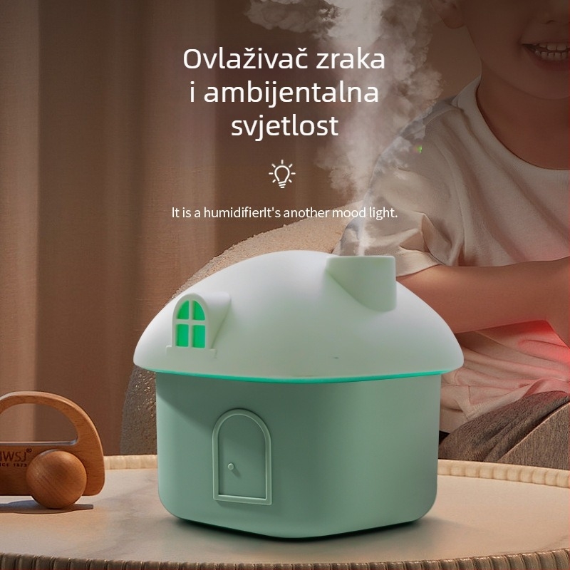 Mini stolni ovlaživač zraka, mali USB, bez zvuka, jaka magla, kućanski, spavaća soba, šareni svjetlosni ovlaživač zraka, poklon, veleprodaja
