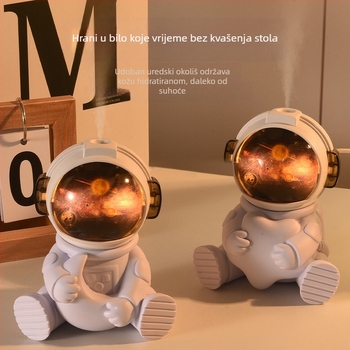 Novi astronaut zvjezdana svjetiljka za ovlaživanje zraka USB priključak za studente poklon za spavaću sobu stolni astronaut ovlaživač zraka
