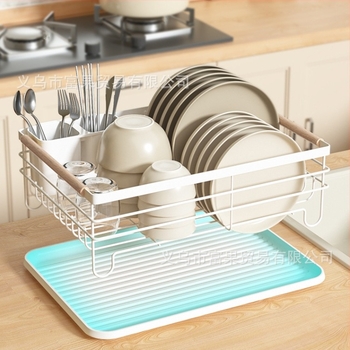 Rasprodaja Kuhinjsko posuđe Stalak za odvod Jednoslojno odlaganje posuđa i štapića za jelo Polica za završnu obradu Polica za odlaganje na radnoj površini Stolni pribor