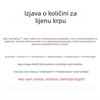 Kuhinjska krpa za jednokratnu upotrebu, mokra i suha krpa za pranje posuđa, ne ostavlja mrlje, upija ulje, krpa za čišćenje kućanstva, veleprodaja