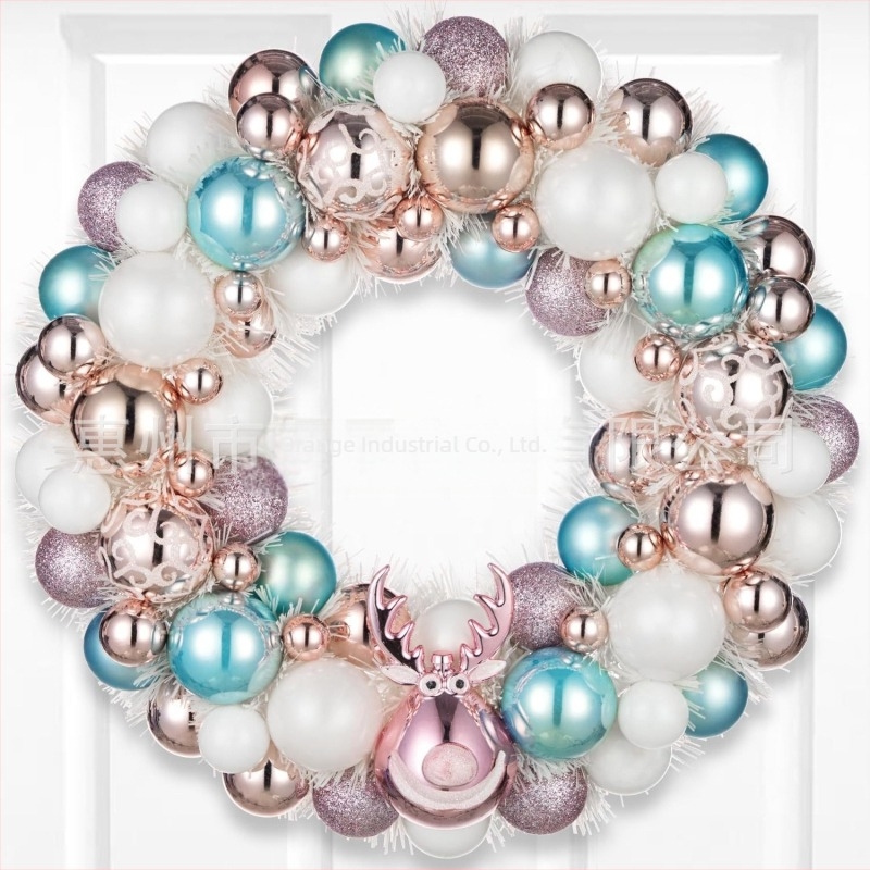 Prekogranični božićni ukras Garlanda za vrata Vijenac za božićnu kuglu Garlanda s privjeskom Božićni viseći ukras