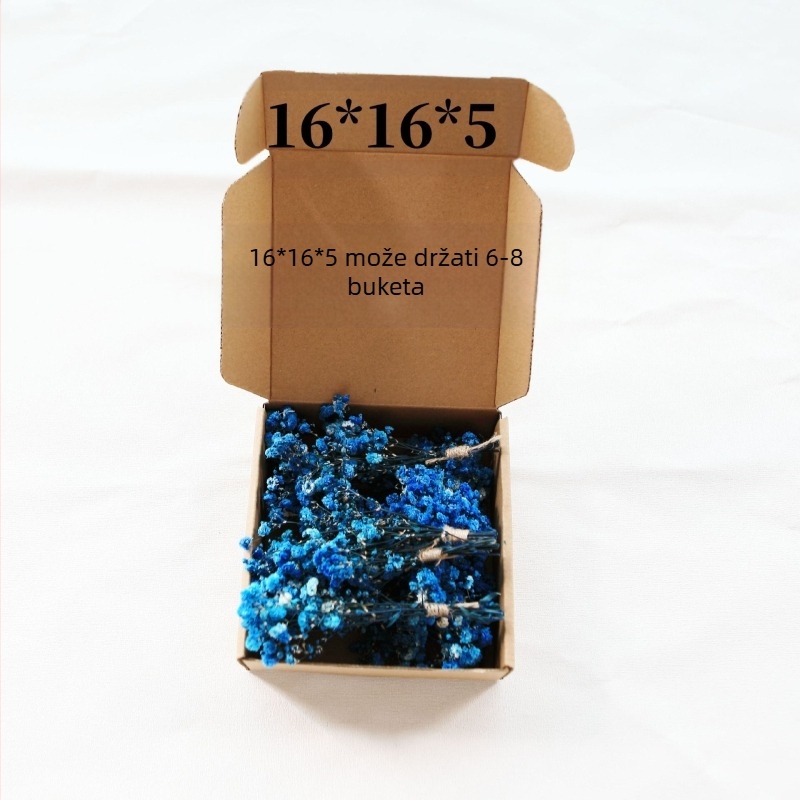 Mali buket Gimsophila u obliku vječnog cvijeta, kreativna mini poklon kutija sa suhim cvijećem, vjenčanje, držanje cvijeća, ukras za dom